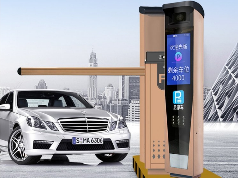 啟功停車場卡口攝像機(jī)（車牌識別、收費(fèi)顯示、補(bǔ)光設(shè)備）