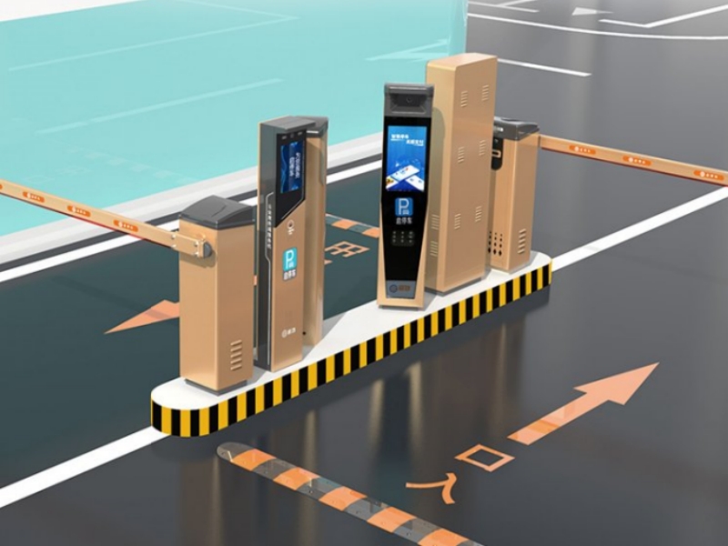 啟功停車場卡口攝像機(jī)（車牌識別、收費(fèi)顯示、補(bǔ)光設(shè)備）