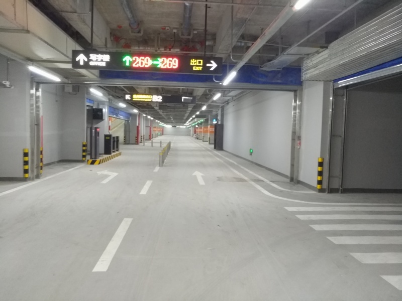 重慶中渝國際都會停車場收費管理系統(tǒng)及設備案例