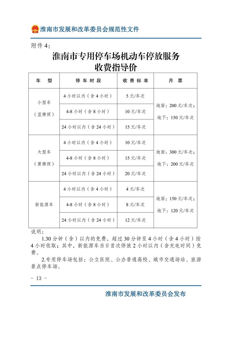 關于優(yōu)化我市機動車停放服務收費管理的通知