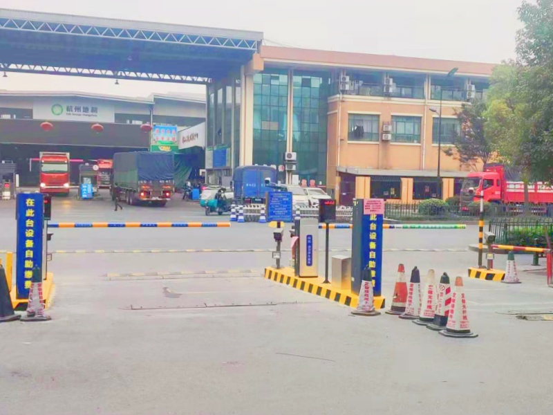 杭州浙江食品市場停車場收費管理系統(tǒng)及設備案例