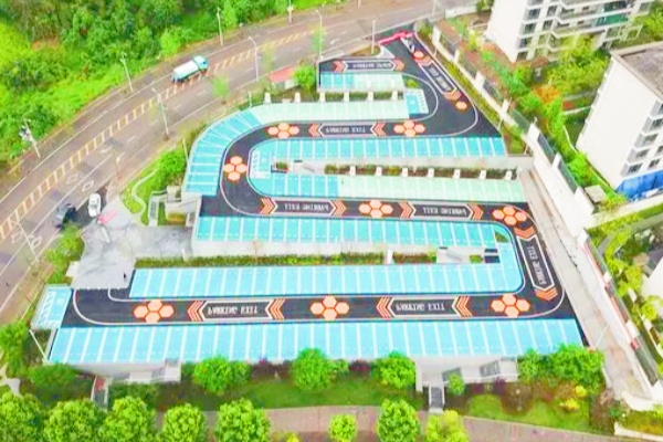 重慶公園停車場再添綠意，智慧停車賦能城市新活力
