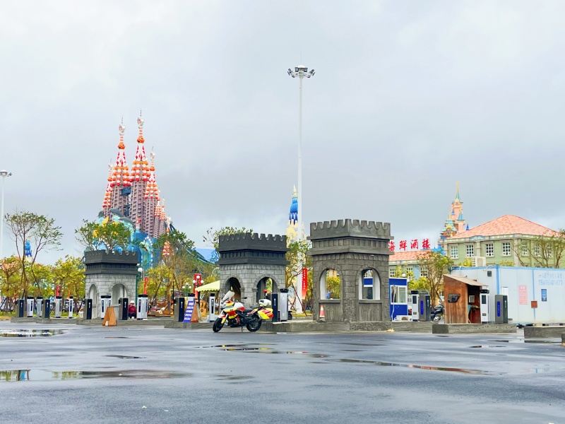 福建泉州八仙過海旅游度假區(qū)停車場道閘系統(tǒng)及設(shè)備案例