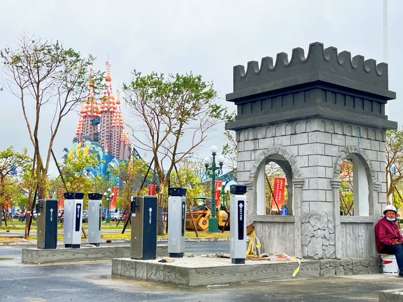 福建泉州八仙過海旅游度假區(qū)停車場道閘系統(tǒng)及設(shè)備案例