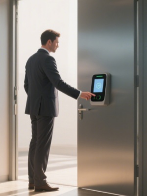 指紋門(mén)禁系統(tǒng)解決方案（指紋識(shí)別人行通道門(mén)禁管理系統(tǒng)）